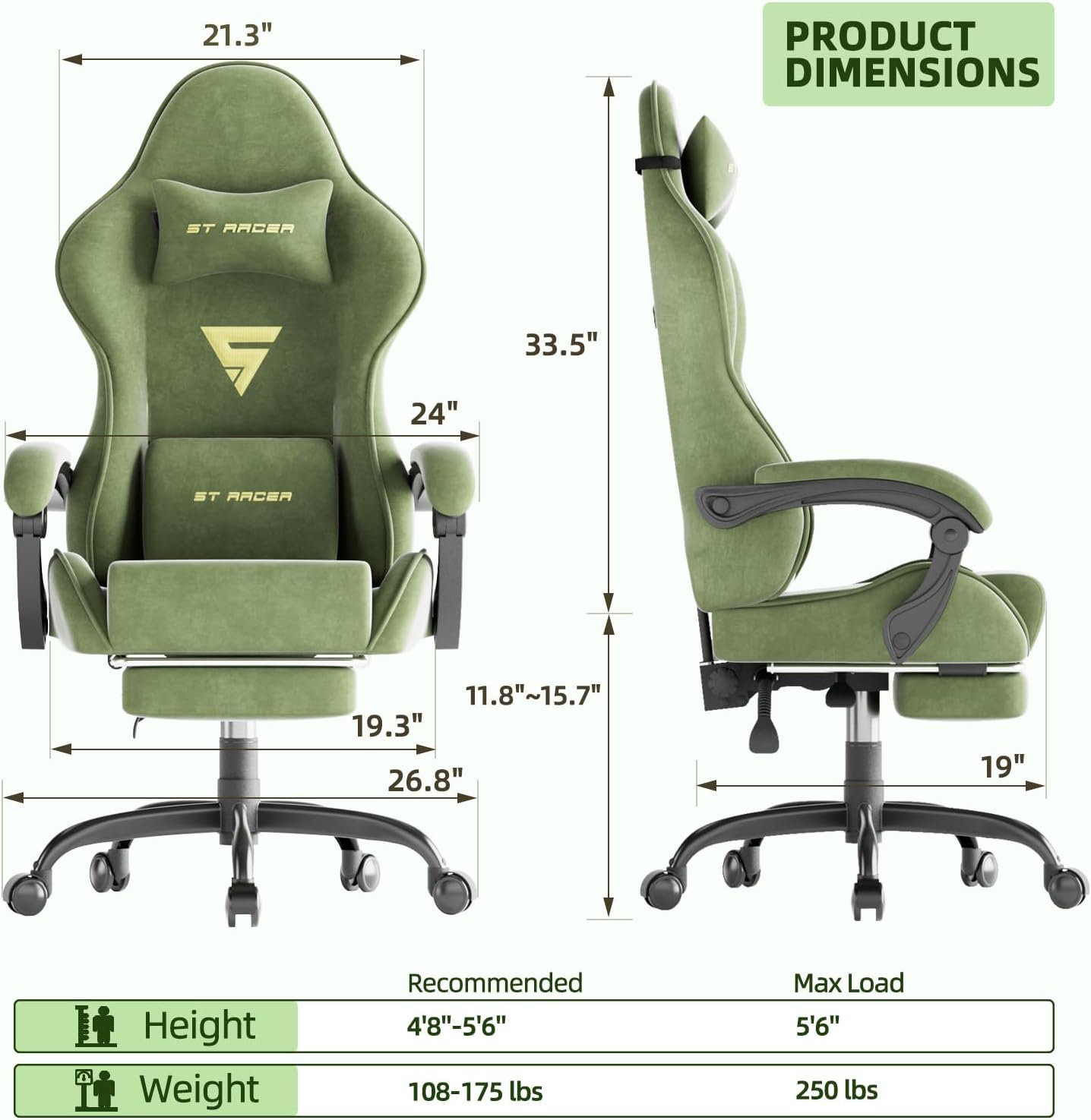Gaming Chair Racing for Adult, - Video Games ulasan dan harga