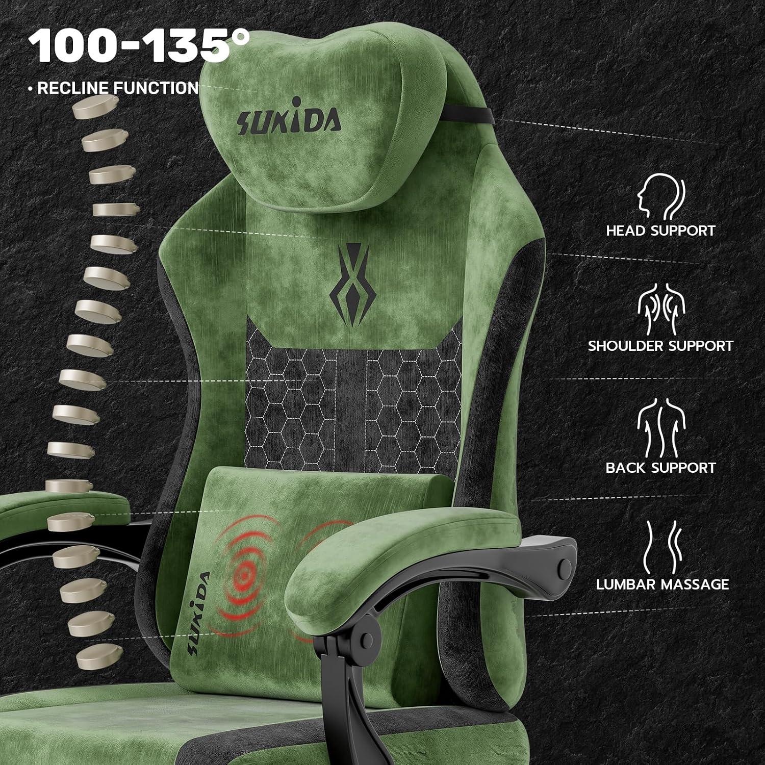Fabric Video Gaming Chair, Erg - Video Games ulasan dan harga