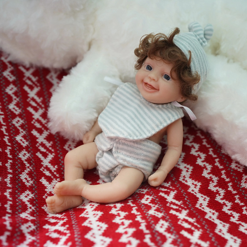 Cute Mini Reborn Doll 6 Inch F - Reborn Baby Doll Silicone Realistic ulasan dan harga