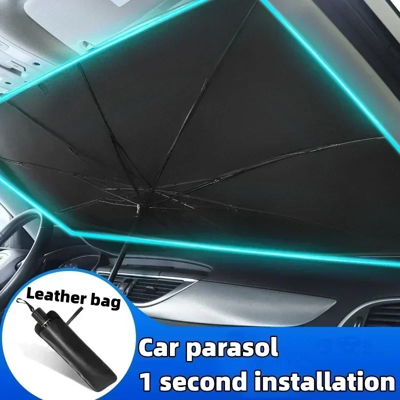 Car Umbrella Sunshade Windshie - Building Blocks ulasan dan harga
