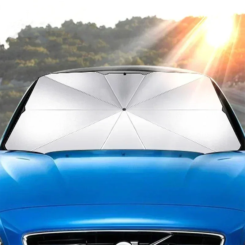 Car Umbrella Sunshade Windshie - Building Blocks ulasan dan harga