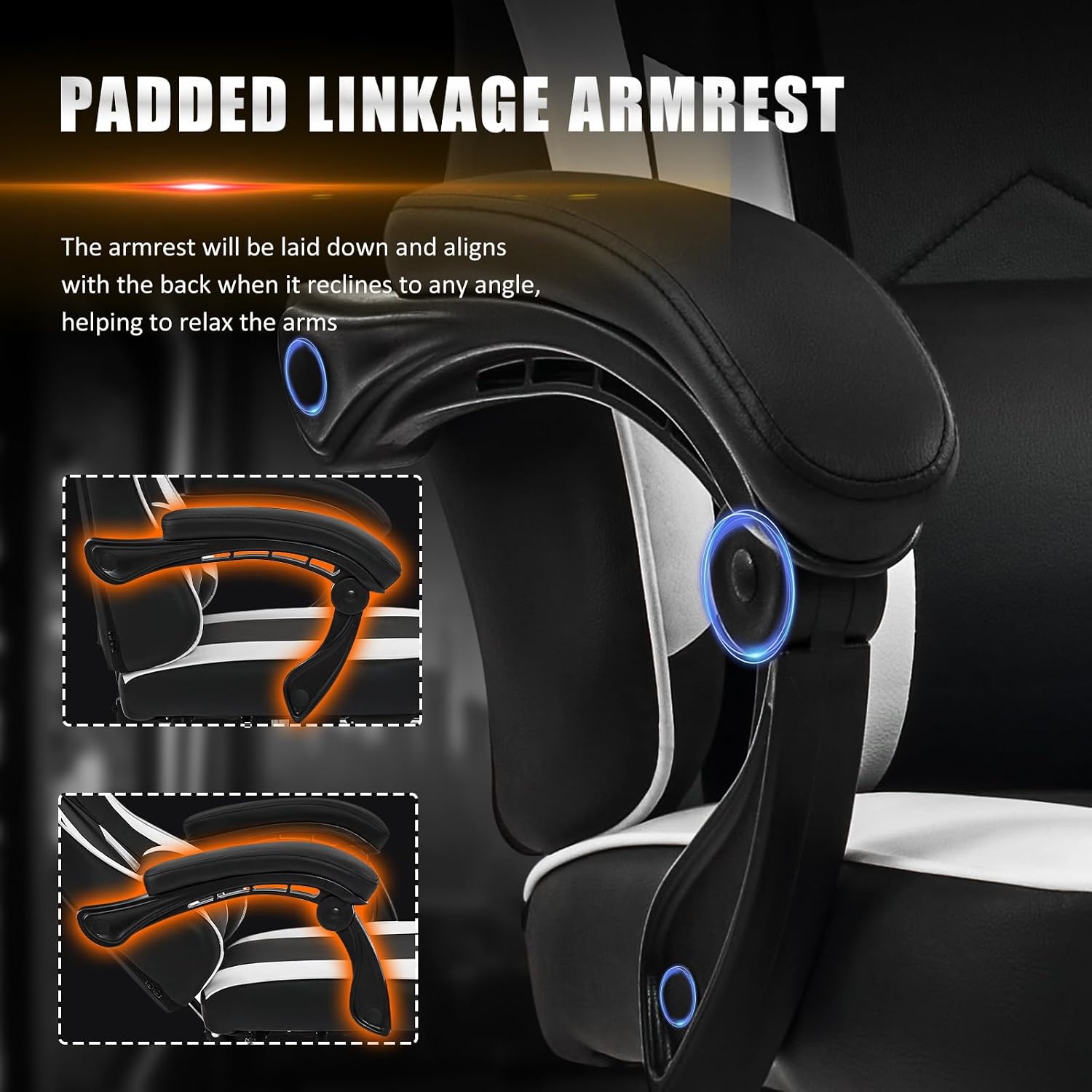 Gaming Chair with Footrest, Vi - Video Games ulasan dan harga