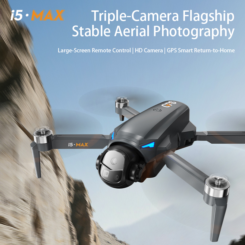 Original i5 MAX GPS Obstacle A - Fpv Brushless Rc Drone 4K ulasan dan harga