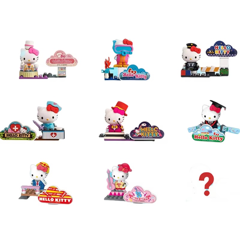 Sanrio Hello Kitty Anime Actio - Anime Action Figure Blind Box ulasan dan harga