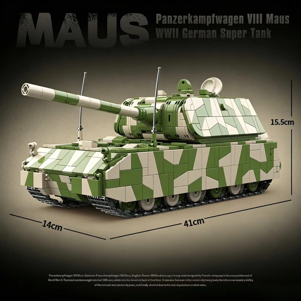 Military Tank Building Blocks  - Lego Compatible Military Tank ulasan dan harga