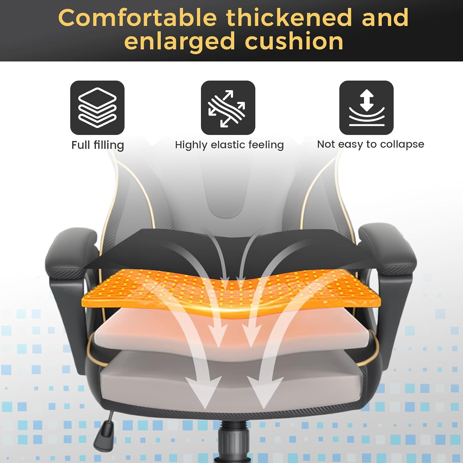 HapGIFT Gaming Chair, Ergonomi - Video Games ulasan dan harga