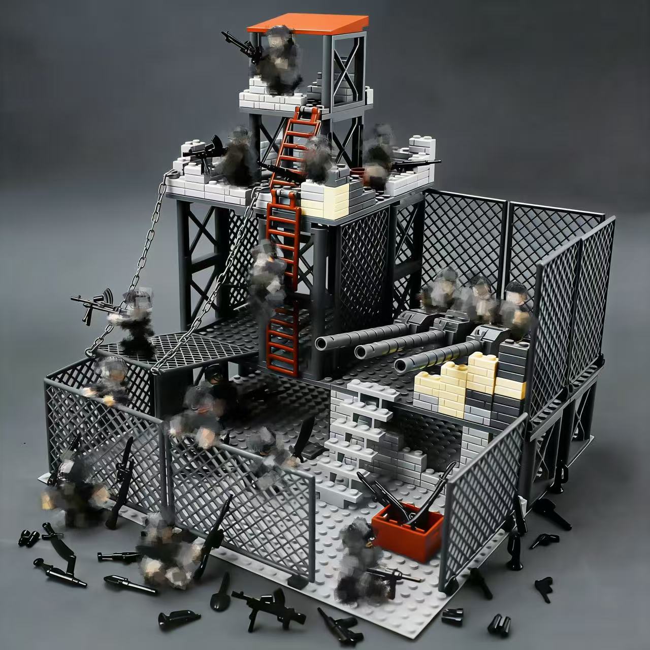Military Battle Base Modular B - Lego Compatible Military Tank ulasan dan harga