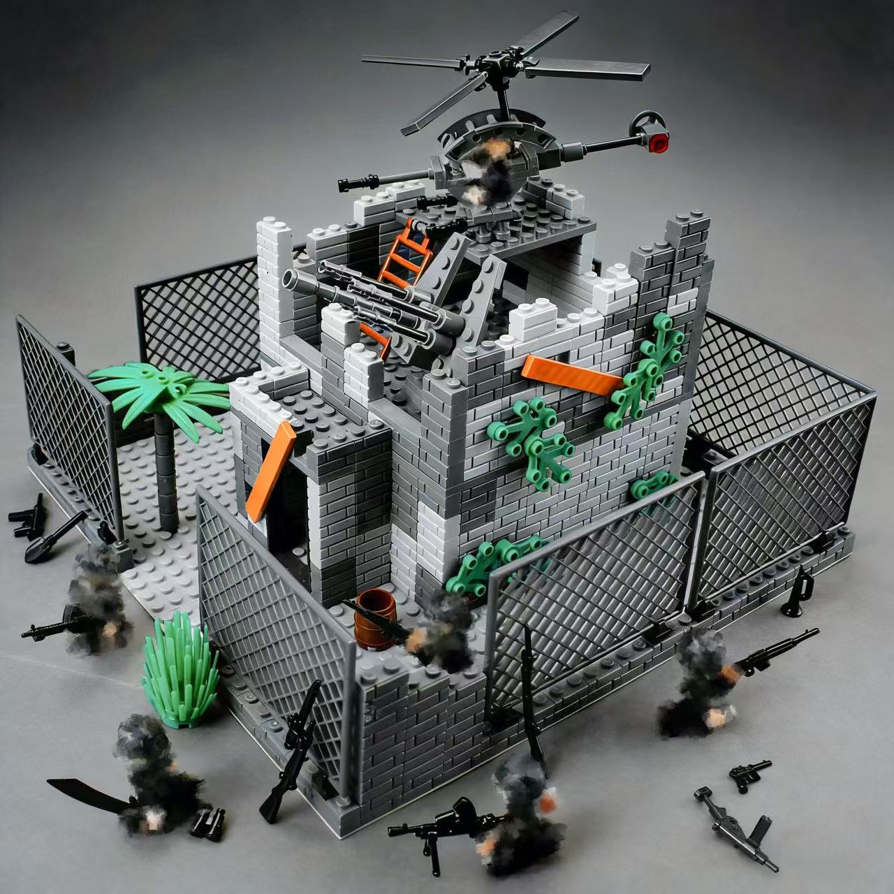 Military Battle Base Modular B - Lego Compatible Military Tank ulasan dan harga