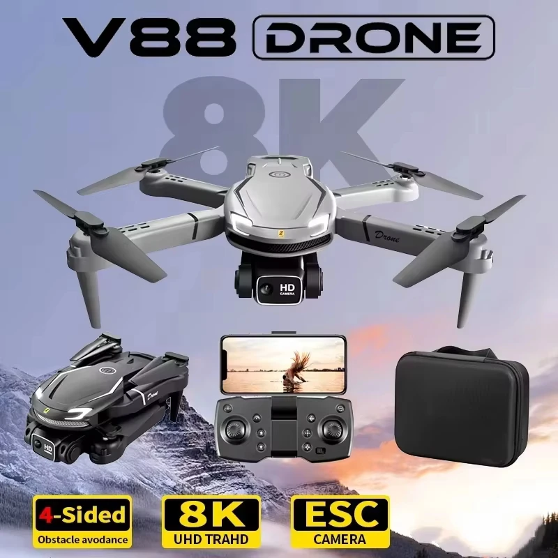 Hot Gift Toy 2026 V88 RC Profe - Fpv Brushless Rc Drone 4K ulasan dan harga