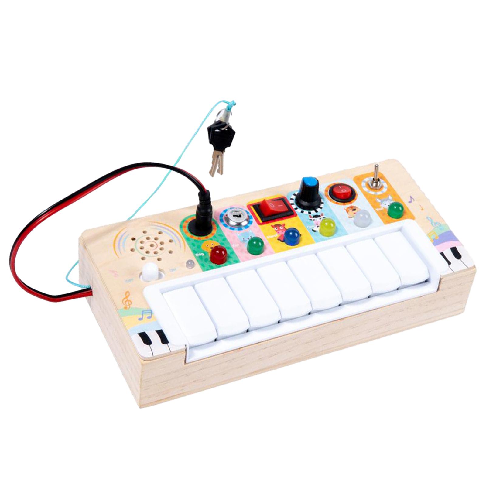 Toddler Busy Board Wooden Swit - Montessori Wooden Busy Board Toddler ulasan dan harga