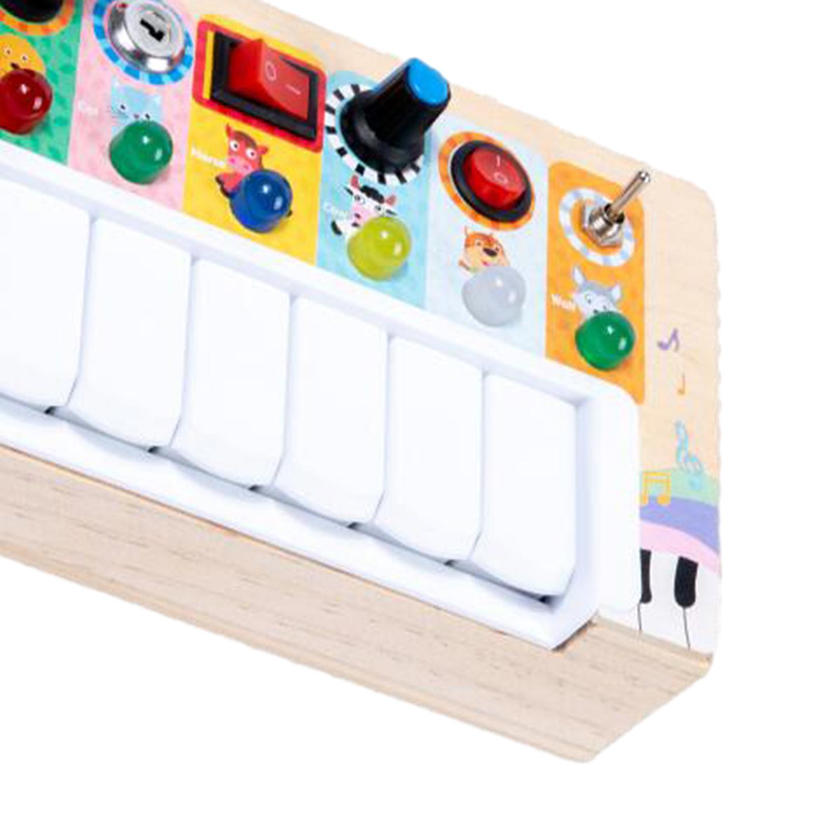 Toddler Busy Board Wooden Swit - Montessori Wooden Busy Board Toddler ulasan dan harga