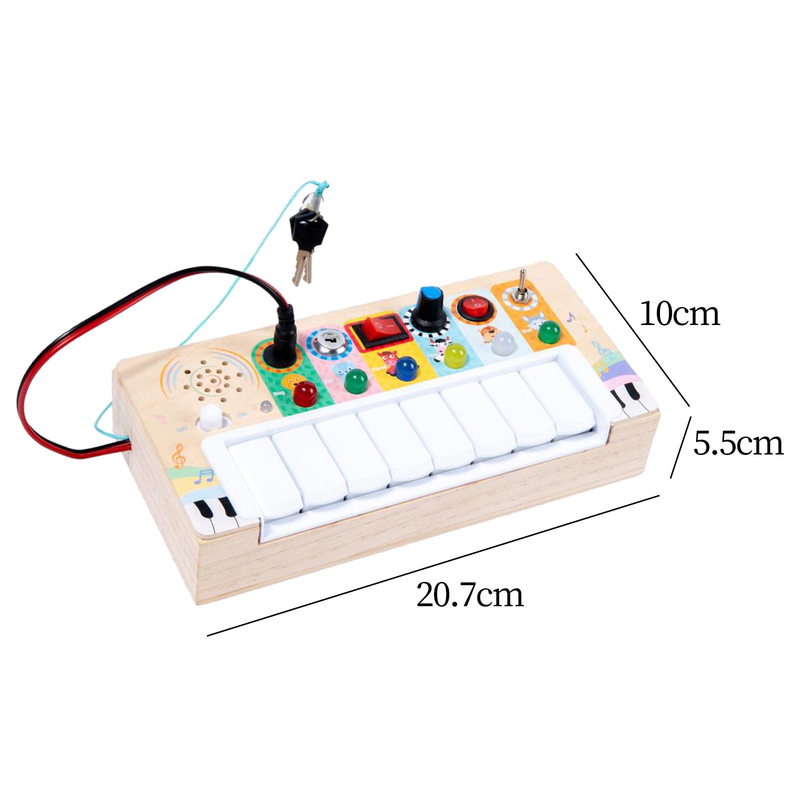 Toddler Busy Board Wooden Swit - Montessori Wooden Busy Board Toddler ulasan dan harga