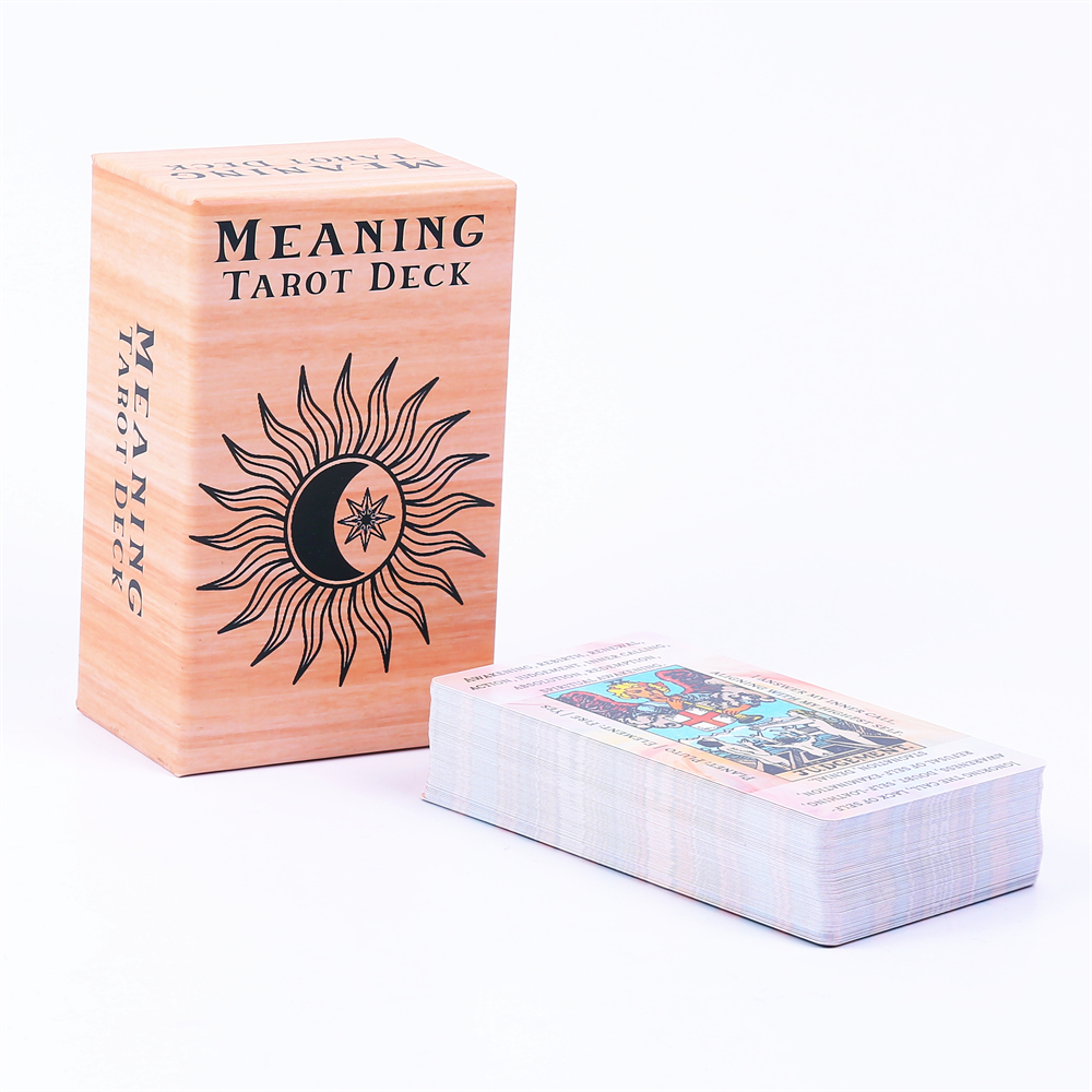 12*7cm Meaning Tarot Deck In S - Tarot Cards Deck With Guidebook ulasan dan harga