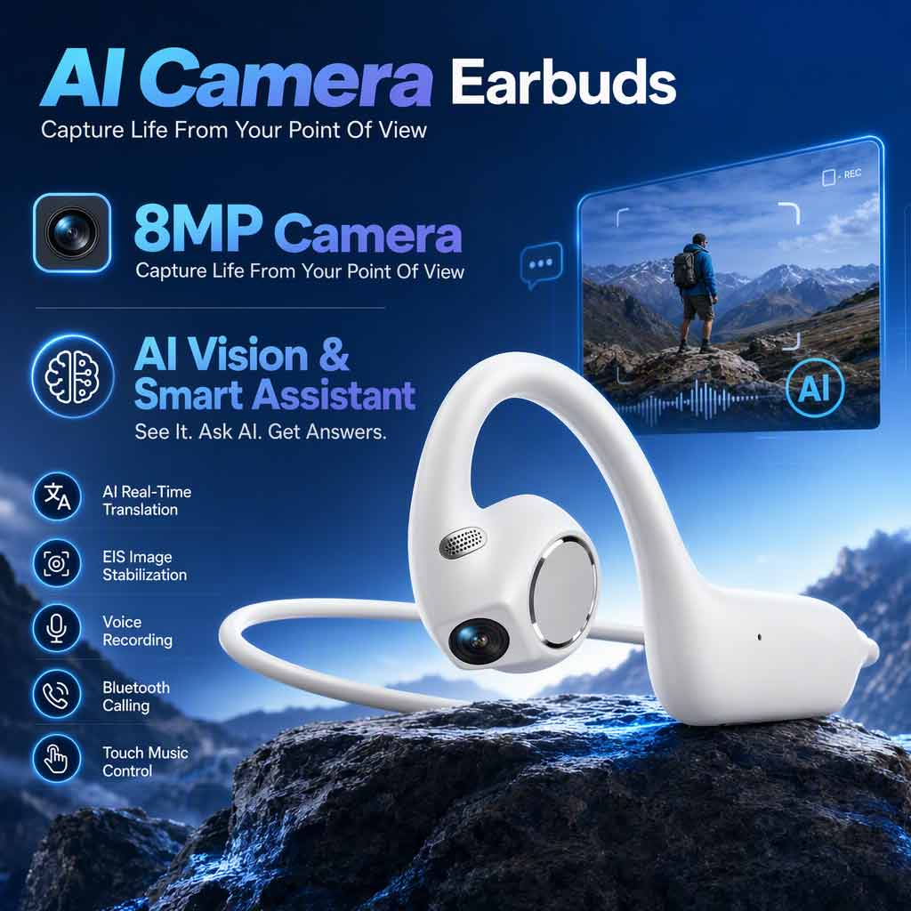 Hot Sale Ai Camera Earbuds 108 - Video Games ulasan dan harga