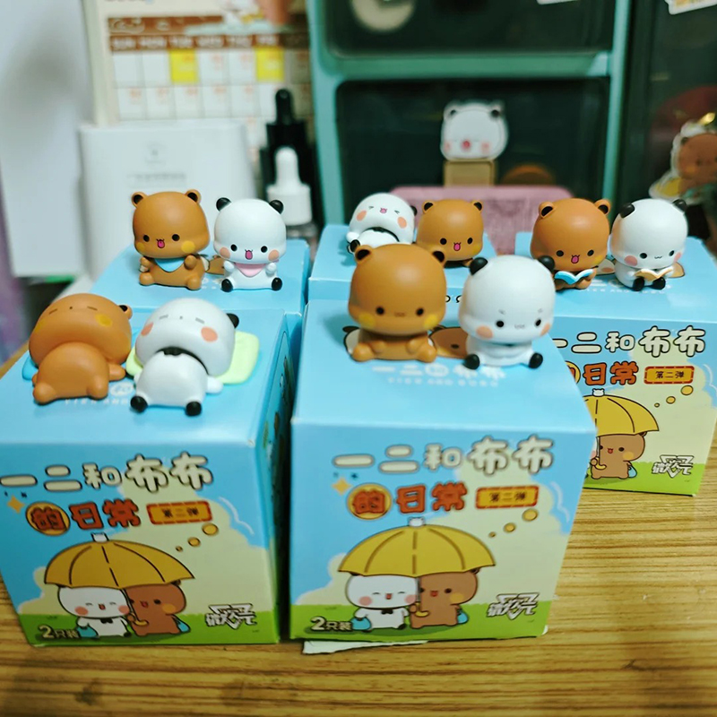 Genuine Yier And Bubu Daily 2n - Anime Action Figure Blind Box ulasan dan harga