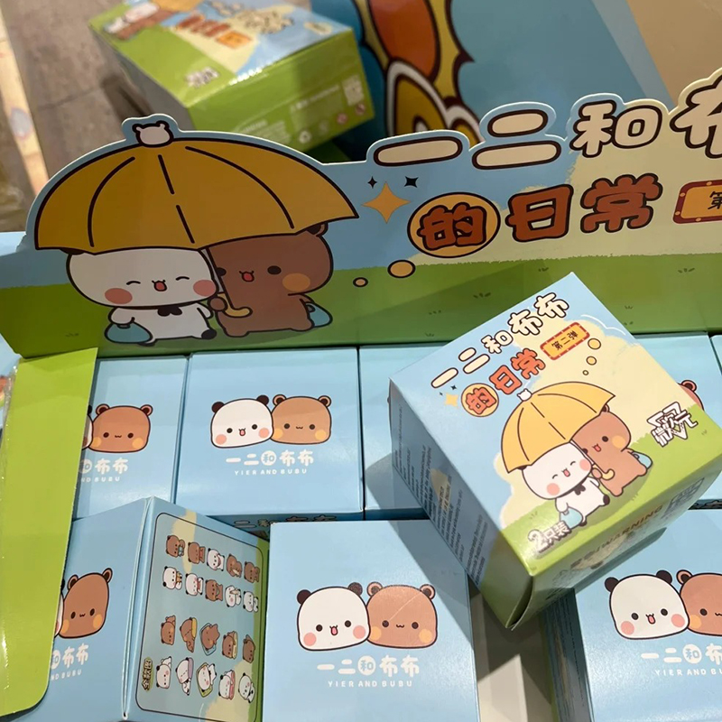 Genuine Yier And Bubu Daily 2n - Anime Action Figure Blind Box ulasan dan harga