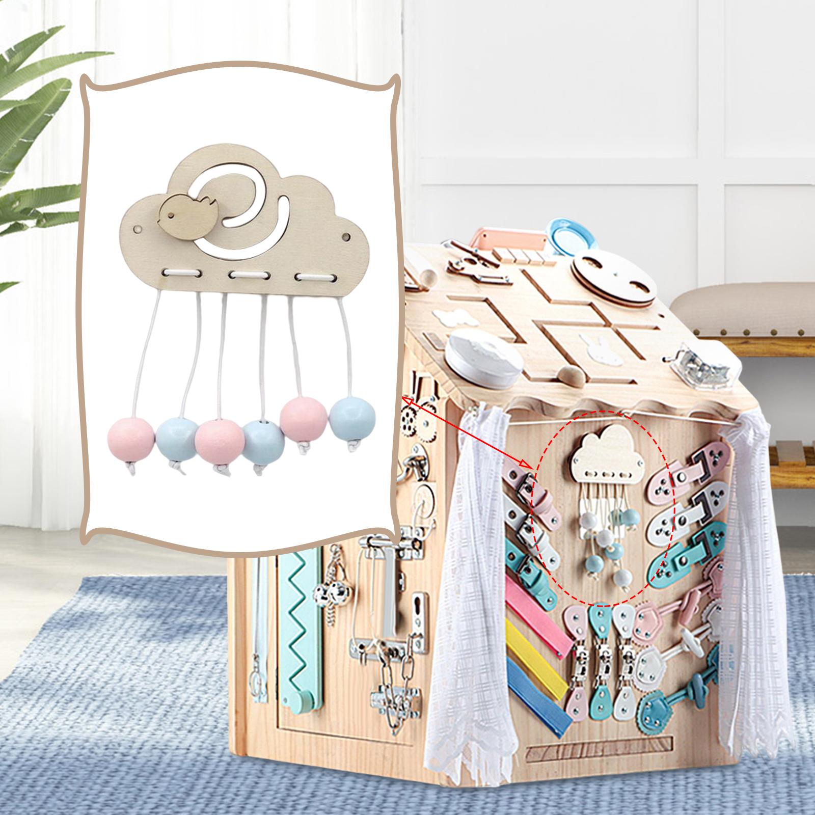 Montessori Busy Board Material - Montessori Wooden Busy Board Toddler ulasan dan harga