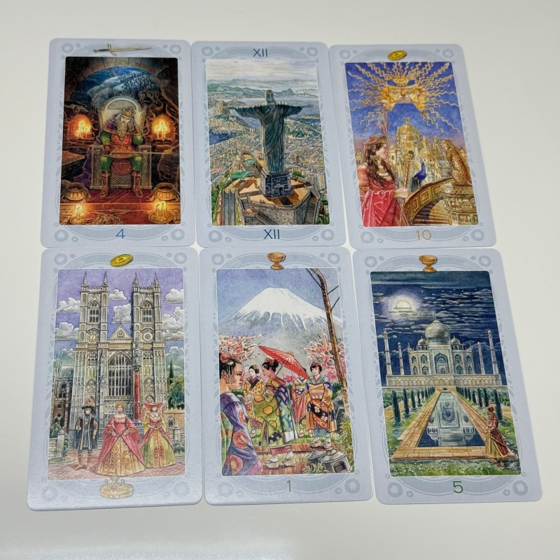 ТАРО СВЯЩЕННЫХ МЕСТ Russian Ve - Tarot Cards Deck With Guidebook ulasan dan harga