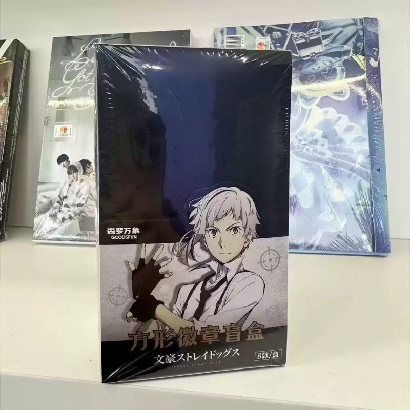 Bungo Stray Dogs Square Badge  - Anime Action Figure Blind Box ulasan dan harga