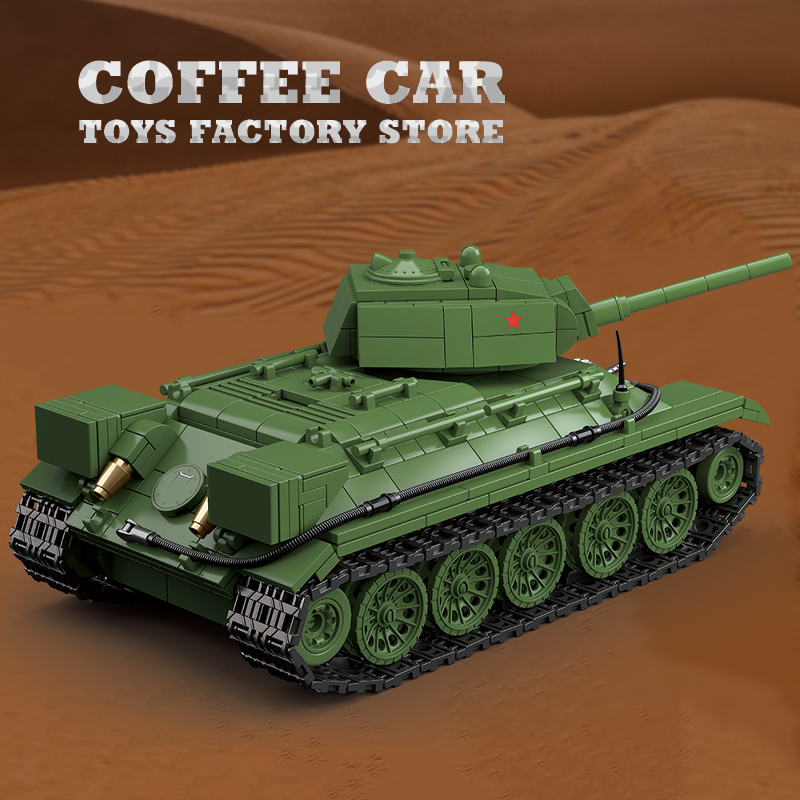 M4A3 Medium Tank Building Bloc - Lego Compatible Military Tank ulasan dan harga
