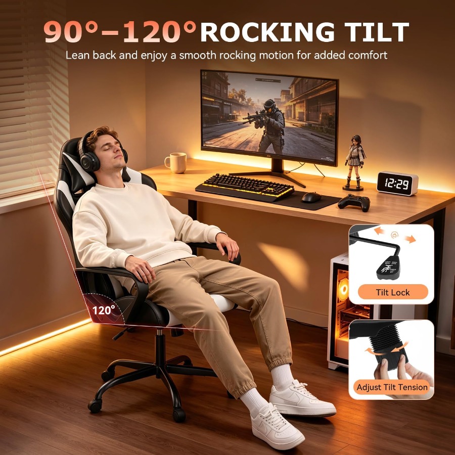 Ergonomic Gaming Chair for Adu - Video Games ulasan dan harga