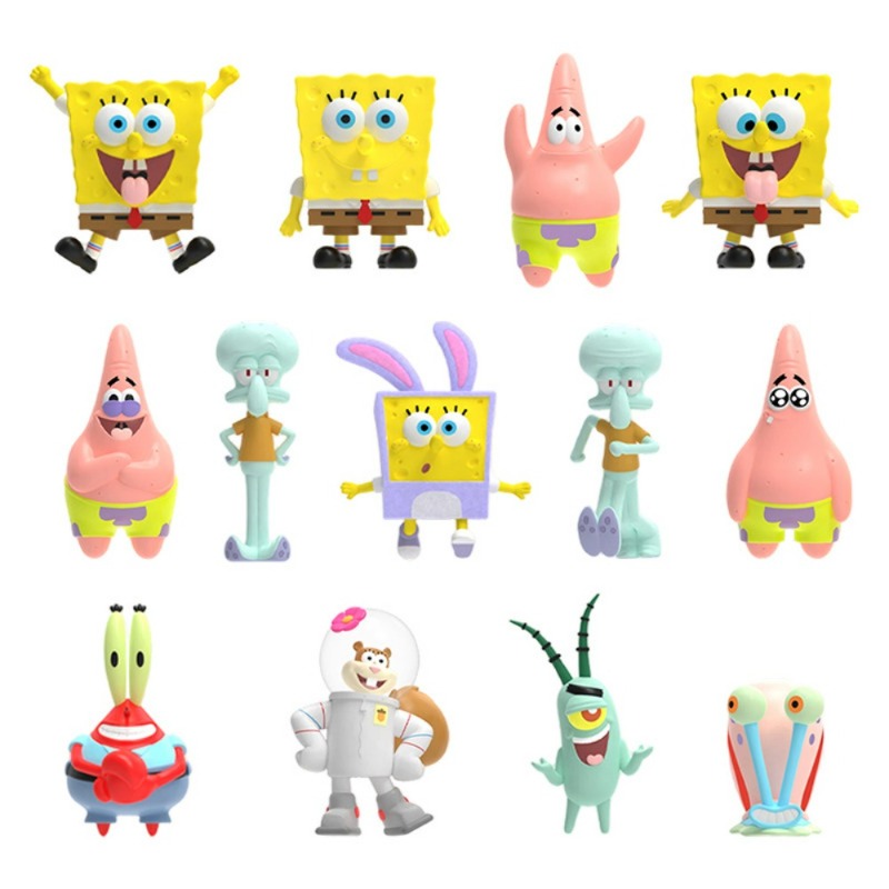 SpongeBobs SquarePants Mini Fi - Anime Action Figure Blind Box ulasan dan harga
