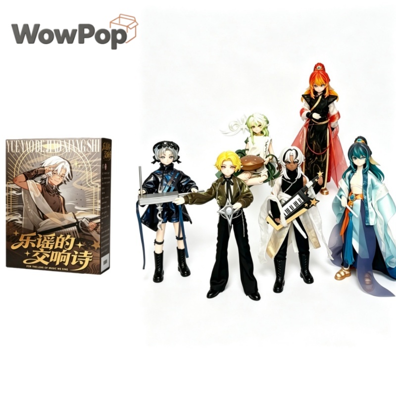 Genuine Symphonic Poem Of Melo - Anime Action Figure Blind Box ulasan dan harga