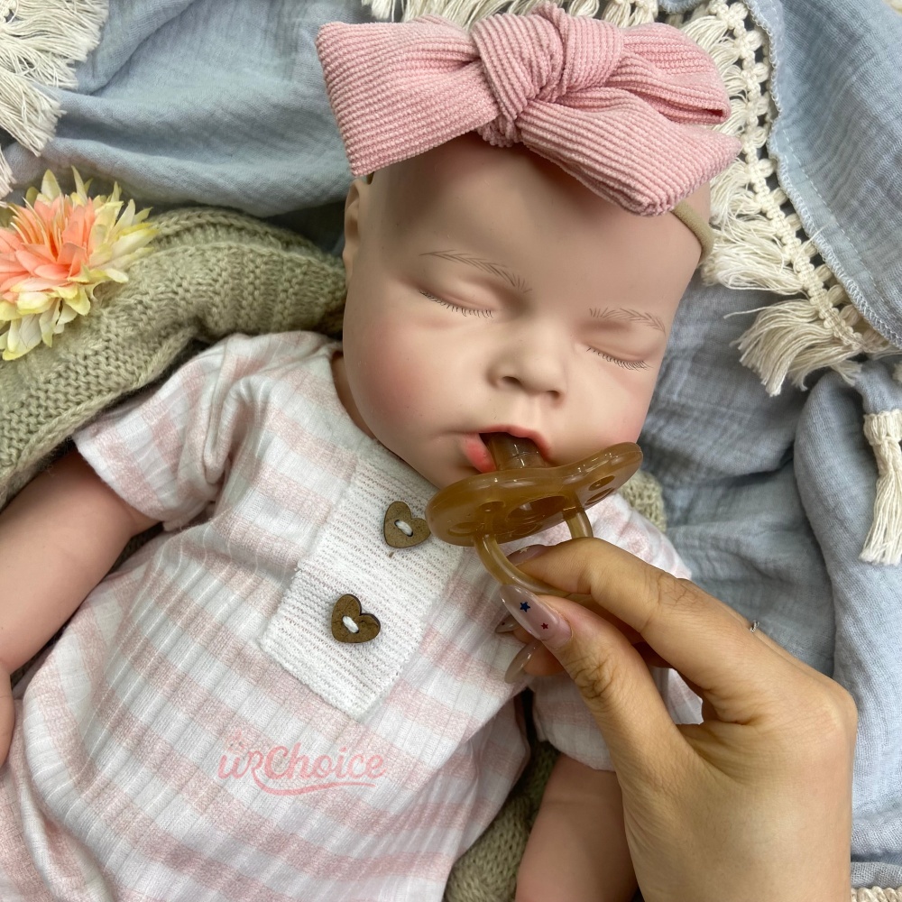 20Inch Chubby Weighted Girl Li - Reborn Baby Doll Silicone Realistic ulasan dan harga