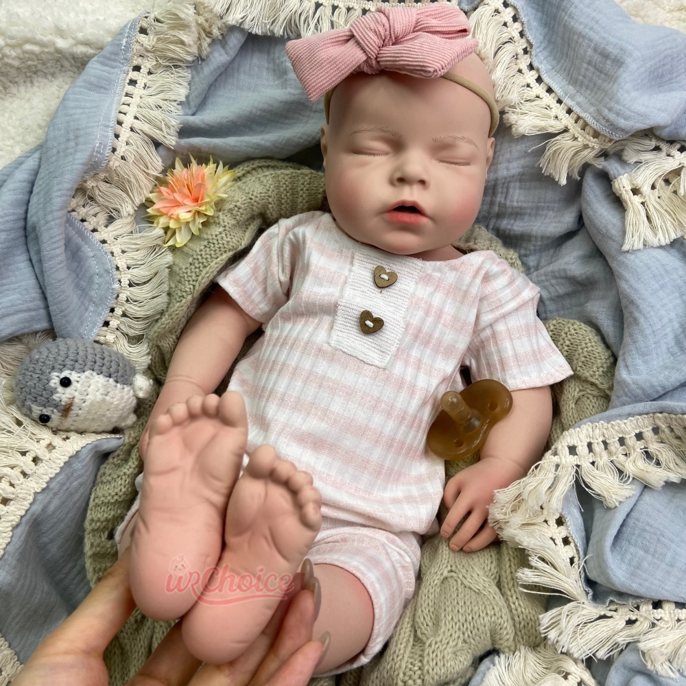 20Inch Chubby Weighted Girl Li - Reborn Baby Doll Silicone Realistic ulasan dan harga