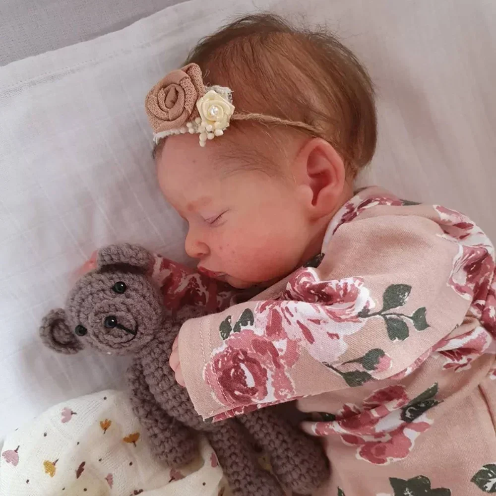 49CM Full Body Vinyl Silicone  - Reborn Baby Doll Silicone Realistic ulasan dan harga